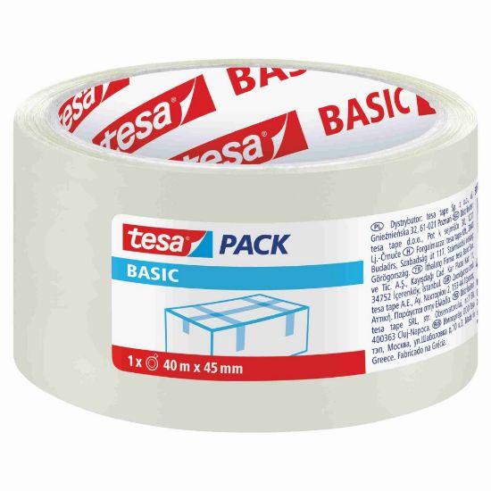 Poza cu BANDA ADEZIVA TRANSPARENTA 40M 45MM ACRIL TESA