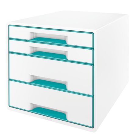 Poza cu CABINET 4 SERTARE TURCOAZ/ALBASTRU WOW LEITZ