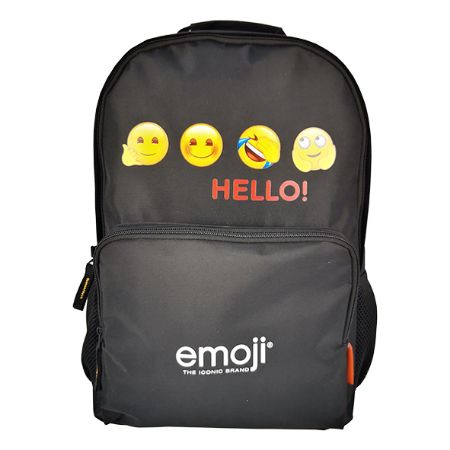 Poza cu GHIOZDAN GIMNAZIU EMOJI CLASIC NEGRU HELLO PIGNA