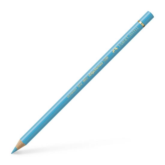 Poza cu CREION COLORAT POLYCHROMOS TURCOAZ COBALT DESCHIS FABER-CASTELL