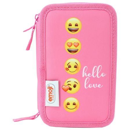 Poza cu PENAR NEECHIPAT 3 FERMOARE EMOJI ROZ PIGNA