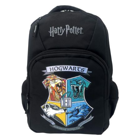 Poza cu GHIOZDAN GIMNAZIU TEENS HARRY POTTER NEGRU 3 FERMOARE PIGNA