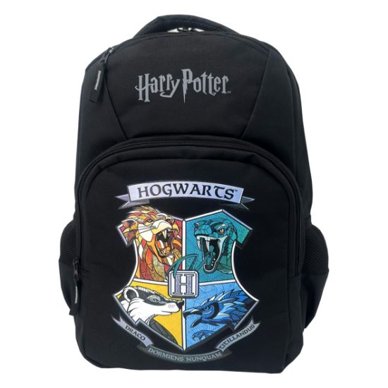 Poza cu GHIOZDAN GIMNAZIU TEENS HARRY POTTER NEGRU 3 FERMOARE PIGNA