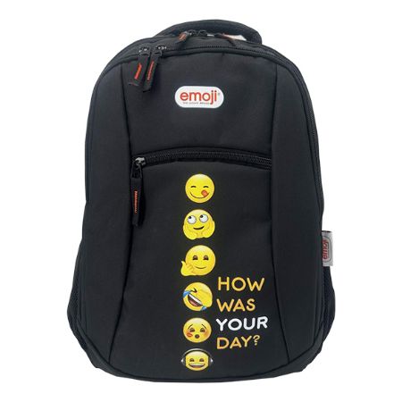 Poza cu GHIOZDAN GIMNAZIU EMOJI CLASIC NEGRU 4 FERMOARE PIGNA