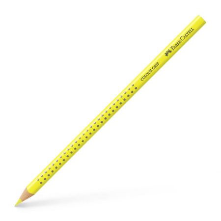 Poza cu CREION COLORAT GRIP GALBEN DESCHIS FABER-CASTELL