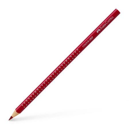 Poza cu CREION COLORAT GRIP ROSU CARAMIZIU FABER-CASTELL