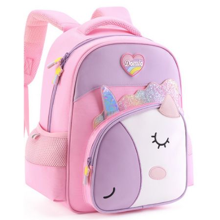 Poza cu GHIOZDAN CLASA 0 FUNTASY UNICORN ROZ 2 FERMOARE PIGNA