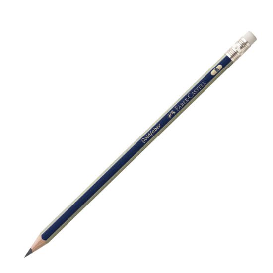 Poza cu CREION GRAFIT B CU GUMA GOLDFABER 1221 FABER-CASTELL