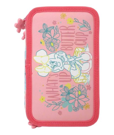Poza cu PENAR NEECHIPAT 3 FERMOARE MINNIE MOUSE BLOSSOM ROZ PASTEL PIGNA