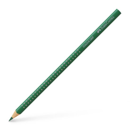 Poza cu CREION COLORAT GRIP VERDE SMARALD FABER-CASTELL