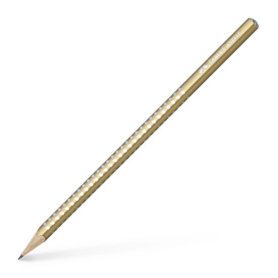 Poza cu CREION GRAFIT B SPARKLE AURIU 2019 FABER-CASTELL