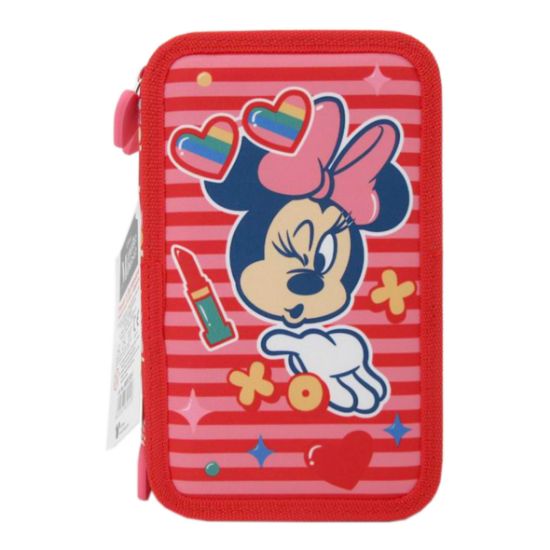 Poza cu PENAR NEECHIPAT 3 FERMOARE MINNIE MOUSE OOPS ROSU PIGNA