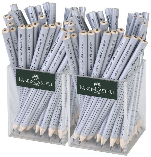 Poza cu CREION GRAFIT FARA GUMA JUMBO 2*36 CUTIE PLASTIC FABER-CASTELL