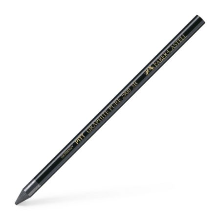 Poza cu CREION GRAFIT FARA LEMN 3B PITT MONOCHROME FABER-CASTELL