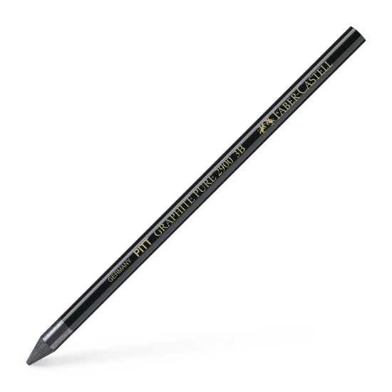Poza cu CREION GRAFIT FARA LEMN 3B PITT MONOCHROME FABER-CASTELL
