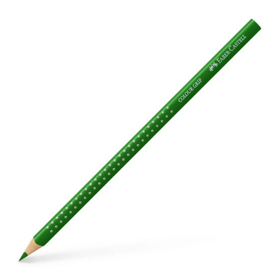 Poza cu CREION COLORAT GRIP VERDE FABER-CASTELL