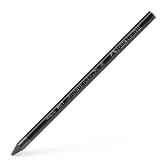 Poza cu CREION GRAFIT FARA LEMN 9B PITT MONOCHROME FABER-CASTELL