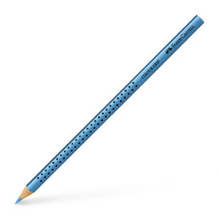 Poza cu CREION COLORAT GRIP ALBASTRU METALIZAT FABER-CASTELL