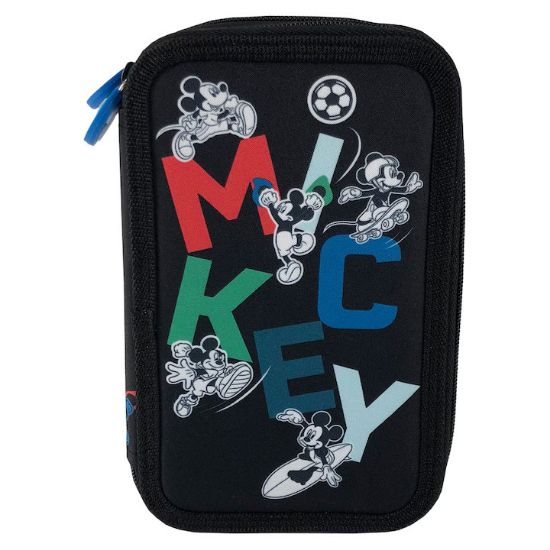 Poza cu PENAR NEECHIPAT 3 FERMOARE MICKEY NEGRU SPORTURI PIGNA