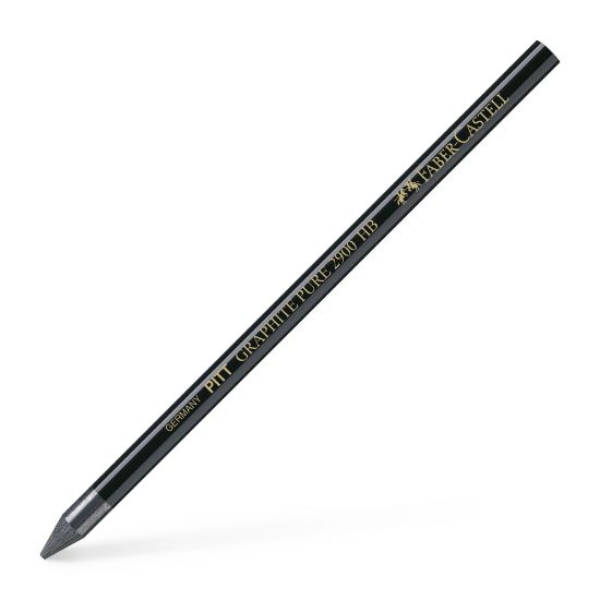 Poza cu CREION GRAFIT FARA LEMN HB PITT MONOCHROME FABER-CASTELL
