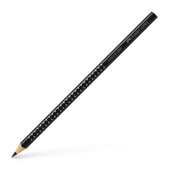 Poza cu CREION COLORAT GRIP NEGRU FABER-CASTELL