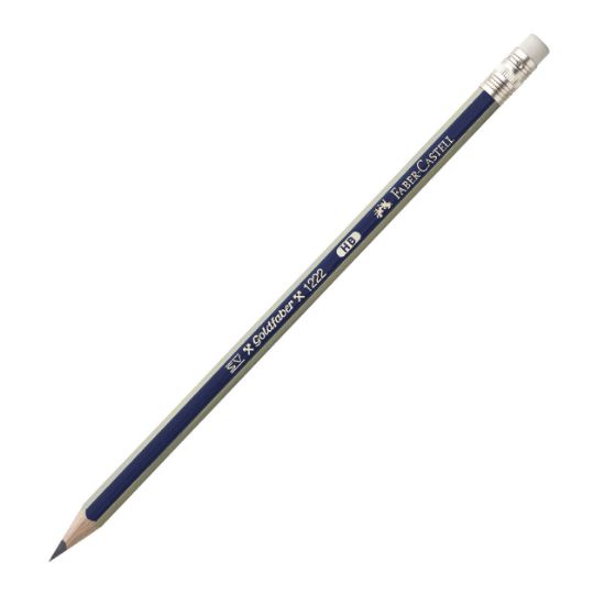 Poza cu CREION GRAFIT HB CU GUMA GOLDFABER 1221 FABER-CASTELL