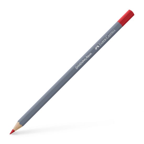 Poza cu CREION COLORAT AQUARELLE ROSU PAL 121 GOLDFABER FABER-CASTELL