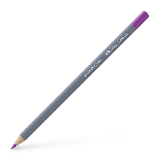 Poza cu CREION COLORAT AQUARELLE ROZ PURPURIU MEDIU 125 GOLDFABER FABER-