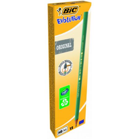 Poza cu CREION GRAFIT HB FARA GUMA EVOLUTION 650 12/CUT BIC