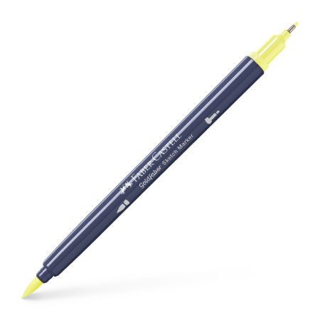 Poza cu SKETCH MARKER 2 CAPETE GALBEN DESCHIS GLAZURAT 104 GOLDFABER FABER-CASTELL