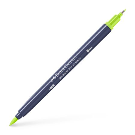 Poza cu SKETCH MARKER 2 CAPETE GALBEN LIME 207 GOLDFABER FABER-CASTELL