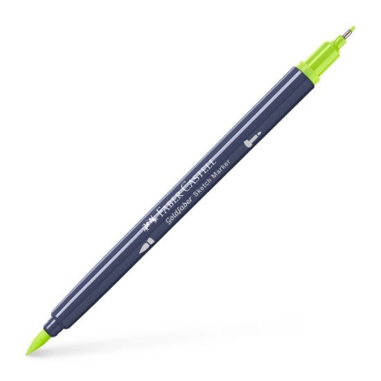Poza cu SKETCH MARKER 2 CAPETE GALBEN LIME 207 GOLDFABER FABER-CASTELL