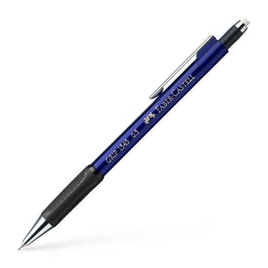 Poza cu CREION MECANIC 0.5MM ALBASTRU GRIP 1345 FABER-CASTELL