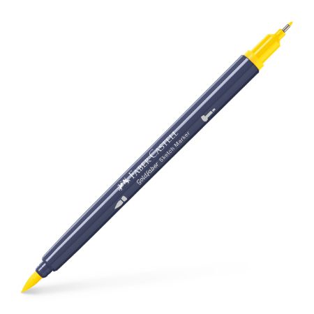 Poza cu SKETCH MARKER 2 CAPETE GALBEN CADMIUM 107 GOLDFABER FABER-CASTELL