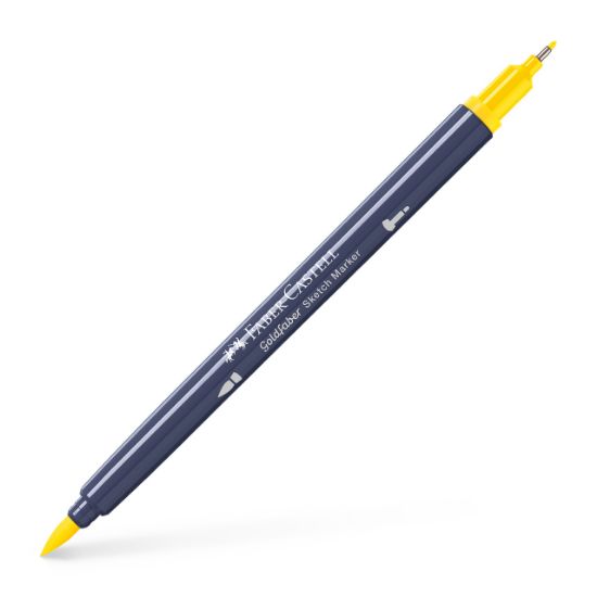 Poza cu SKETCH MARKER 2 CAPETE GALBEN CADMIUM 107 GOLDFABER FABER-CASTELL