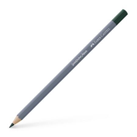 Poza cu CREION COLORAT AQUARELLE VERDE COBALT APRINS 158 GOLDFABER FABER