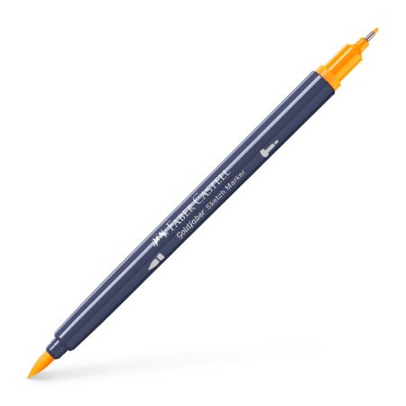 Poza cu SKETCH MARKER 2 CAPETE GALBEN CROM INCHIS 109 GOLDFABER FABER-CASTELL