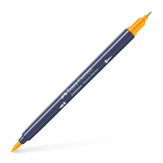 Poza cu SKETCH MARKER 2 CAPETE GALBEN CROM INCHIS 109 GOLDFABER FABER-CASTELL