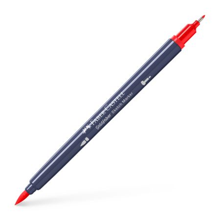 Poza cu SKETCH MARKER 2 CAPETE ROSU SCARLET 118 GOLDFABER FABER-CASTELL
