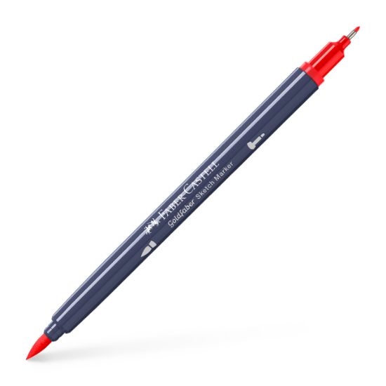 Poza cu SKETCH MARKER 2 CAPETE ROSU SCARLET 118 GOLDFABER FABER-CASTELL
