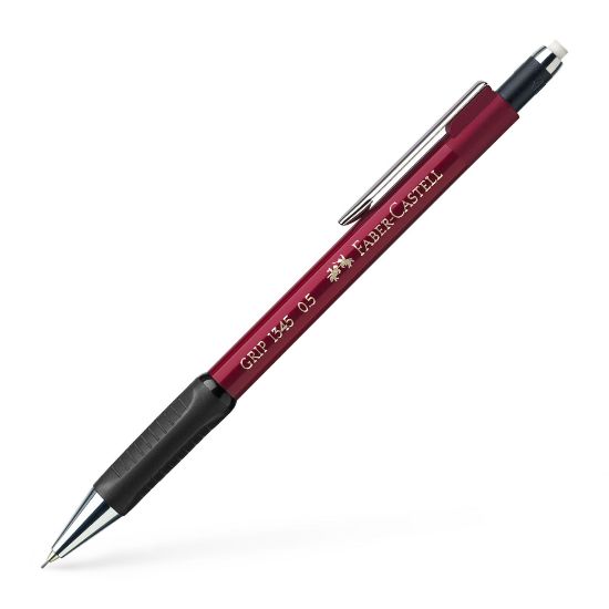 Poza cu CREION MECANIC 0.5MM ROSU GRIP 1345 FABER-CASTELL