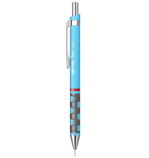Poza cu CREION MECANIC 0.5MM TIKKY 3 ALBASTRU DESCHIS ROTRING