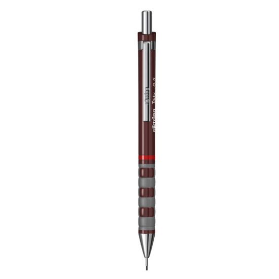 Poza cu CREION MECANIC 0.5MM TIKKY 3 BURGUNDI ROTRING