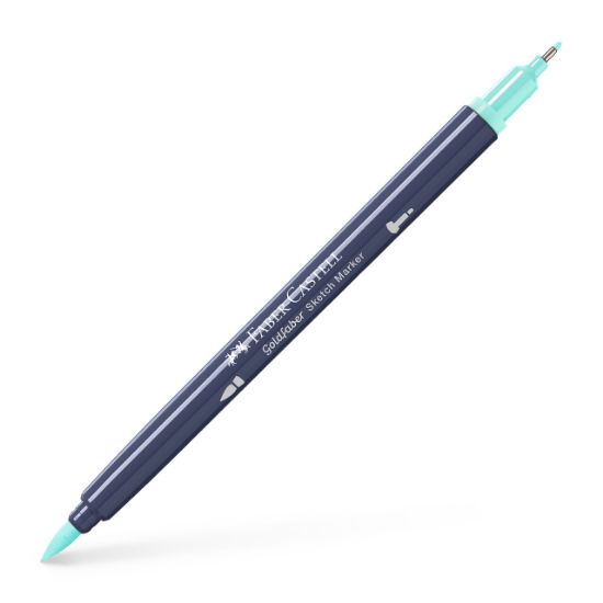 Poza cu SKETCH MARKER 2 CAPETE BLEU AQUA 240 GOLDFABER FABER-CASTELL