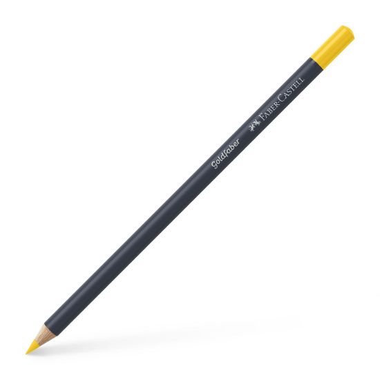 Poza cu CREION COLORAT GALBEN CADMIUM INCHIS 108 GOLDFABER FABER-CASTELL
