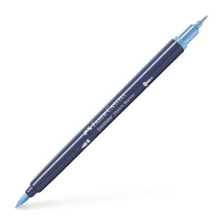 Poza cu SKETCH MARKER 2 CAPETE BLEU PORUMBEL INCHIS 453 GOLDFABER FABER-CASTELL