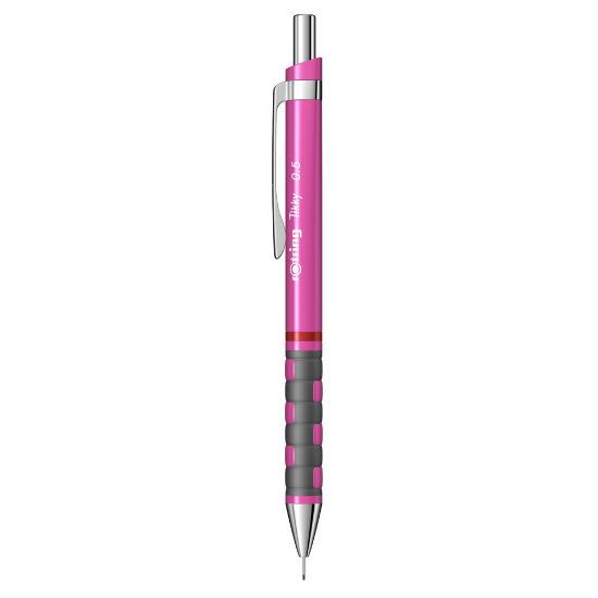 Poza cu CREION MECANIC 0.5MM TIKKY 3 ROZ NEON ROTRING