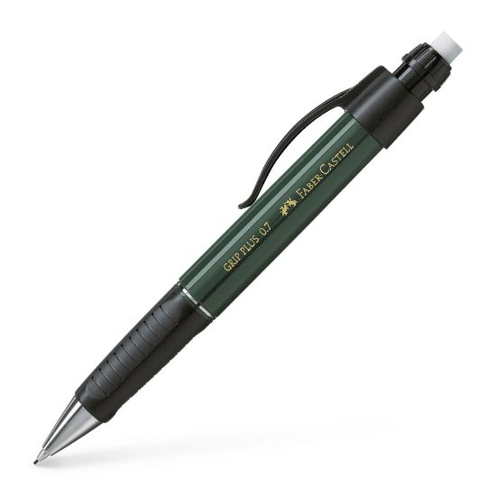Poza cu CREION MECANIC 0.7 MM VERDE GRIP PLUS 1307 FABER-CASTELL