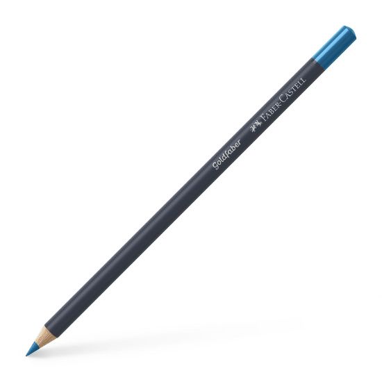 Poza cu CREION COLORAT TURCOAZ COBALT 153 GOLDFABER FABER-CASTELL