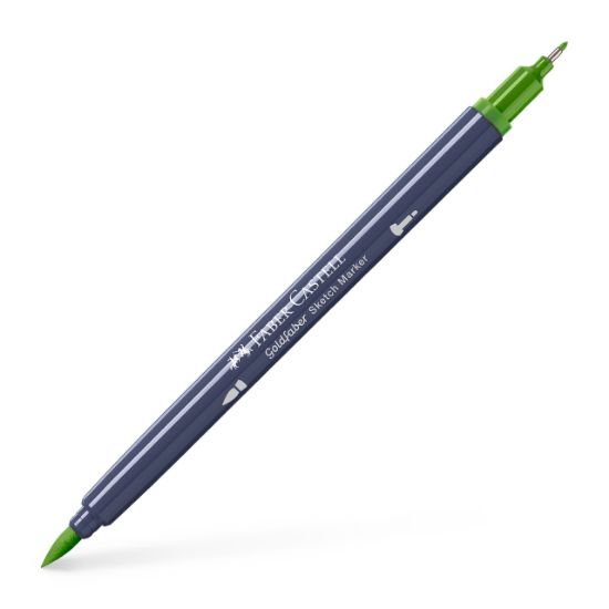 Poza cu SKETCH MARKER 2 CAPETE VERDE PAMANTIU GALBUI 168 GOLDFABER FABER-CASTELL